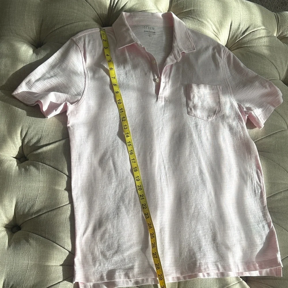 J. Crew Light Pink Polo Shirt